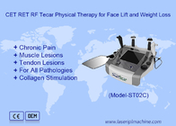 휴대용 448KHz CET RET RF 통증 완화 TECAR 피부 강화 치료 기계