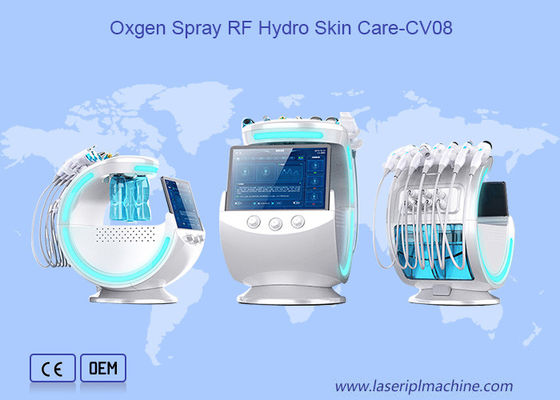 피부 미용을 위한 산소 분사구 Rf 수력전기 스킨 활력 회복 기계
