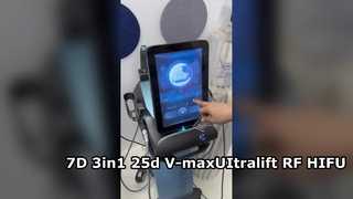 7D 3in1 노화 방지 세포 생존력 강화 25d V-max UItralift RF HIFU 장비