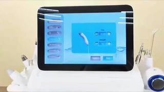 9 1대의 고주파 다이아몬드 Dermabrasion 얼굴 깊은 청소 기계에 대하여