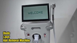 모든 피부 유형 피부 회춘 755nm 808nm 1064nm 다이오드 레이저 제모 기계