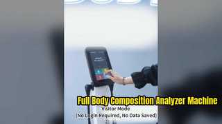 8점 접촉 전극 지방 척도 측정 신체 구성 분석기