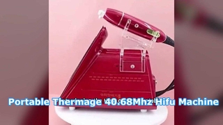 휴대용 써마지 40.68Mhz Hifu 뷰티 머신