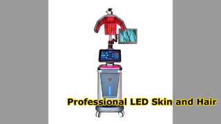 피부와 모발 성장을 위한 7가지 컬러 LED 조명 테라피