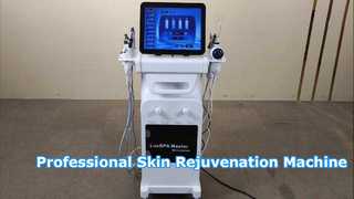 12in1 Hydrodermabrasion 스킨 케어 RF 산소 얼굴 플라즈마 산소 스프레이 미세 박피술 장비