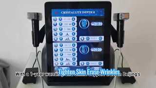 2 in 1 피부 재생 얼굴 리프팅 안티 주름 미크로네이드링 RF 머신