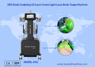저수준 6D 레이저 지방 감소 532nm 녹색 635nm 적색광 치료 콜드 레이저 치료 장치