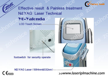 듀플 스틱 핸드피스 Q 스위치 Nd Yag 532nm 프로페셔널 레이저 문신 제거 기계