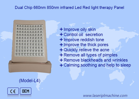 PDT LED 레드 LED 치료 조명 패널 PC 방화 retardant 물질로 만들어졌습니다.