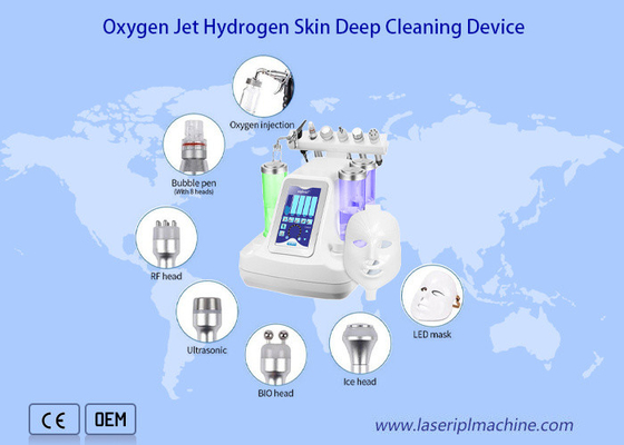한국 작풍 얼굴 피부 청소를 위한 수력 전기 물 Dermabrasion 껍질을 벗김 기계