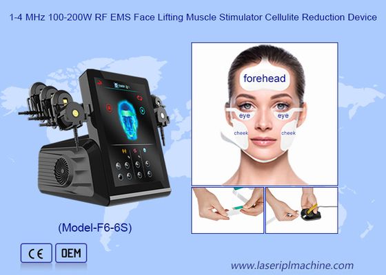 EMS 눈 마사지 조각 기계 6in1 피부 얼굴 리프팅 EMS 얼굴 모양