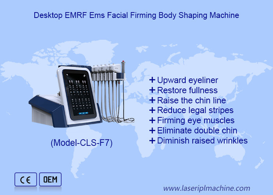 6 in 1 EMS 얼굴 조각 주름 제거 EMRF 얼굴 몸 가늘게 만드는 기계