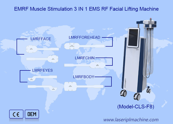 EMS RF 5MHz 눈 마사저 몸 모양 V 얼굴 EMS 피부 강화 기계