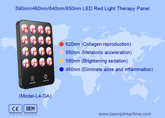 가정용 다크 서클 제거 노화 방지 620nm LED 적색 빛 치료 패널