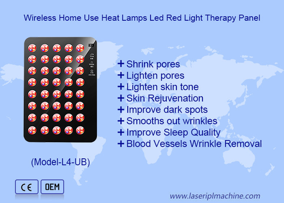 휴대용 무선 620nm LED 조명 치료 수면 개선 LED 조명 패널