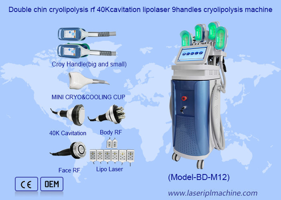 40K Cavitation RF Lipo 360 Cryo Cool Body Fat Freezing Weight Loss Machine 40K 캐비테이션 RF 리포 360 크리오 콜 바디 조각 지방 냉각 체중 감량 기계