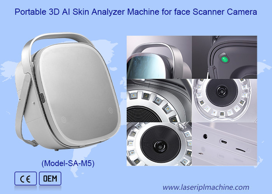 얼굴 스캐너 카메라용 휴대용 3D AI 피부 분석기