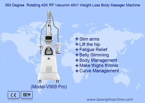360도 회전 40K RF Vacumm 4 In 1 체중 감량 마사저 기계
