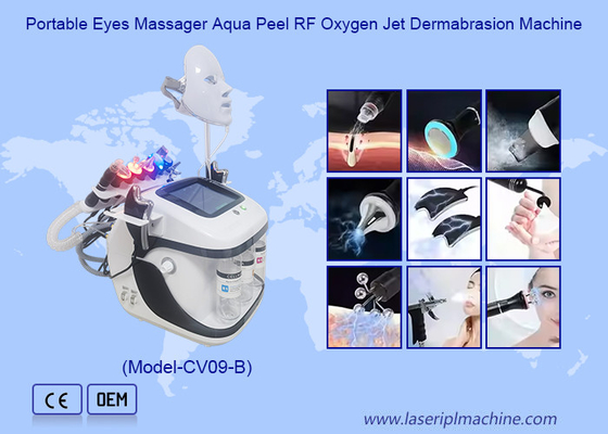9 in 1 피부 관리 주름 제거 아쿠아 껍질 하이드로 제트 껍질 벗기 Rf 미세 피부 절제 얼굴 기계