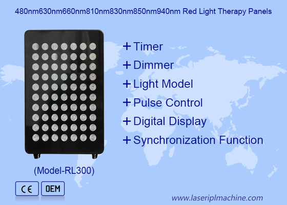 660nm 850nm 60pcs LED 적외선 빨간 빛 통증 완화 장치