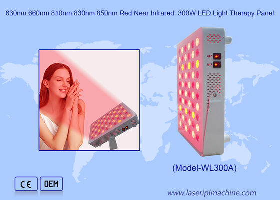 두 개의 660nm 850nm 30도 적색 빛 치료 패널