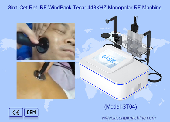 448khz Cet Ret 저항성 RF 통증 완화 테카 요법 기기
