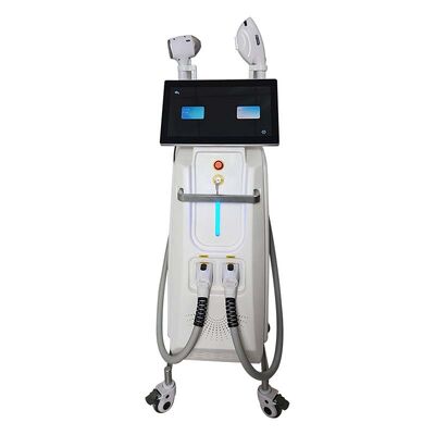 좋은 가격 2 in 1 SHR IPL Elight 808 레이저 핸들 스크린 연동 제모 기계 온라인으로