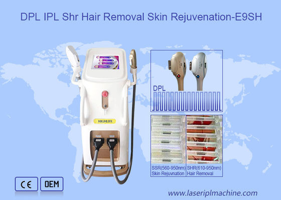 1200W DPL IPL SHR 레이저 탈모 피부 튼튼한 아름다움 기계
