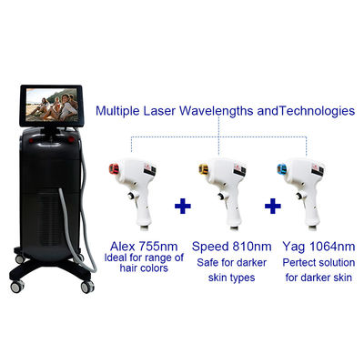 마이크 채널 4D 1600w 808 다이오드 레이저 탈모 머신 Y9 프로