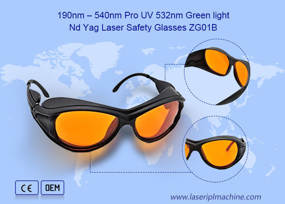 190nm 540nm CE OD4 Nd YAG Pro UV 532nm 1064nm Ipl 레이저 안경
