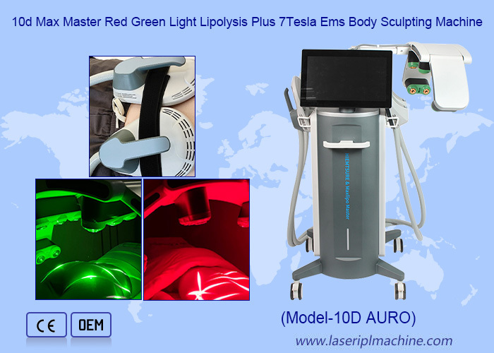 532 Nm Green Light Laser Red Light 10d Laser Fat Reduction Ems Abdominal Machine
