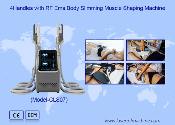 비침습적인 HI EMT RF Ems 몸 가늘게 하는 지방 연소기 근육 형성 기계