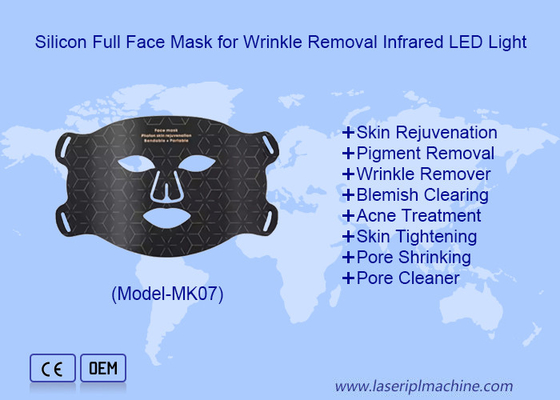 가정용 LED 빛 치료 피부 재생 LED 얼굴 마스크를위한 튼튼 스파