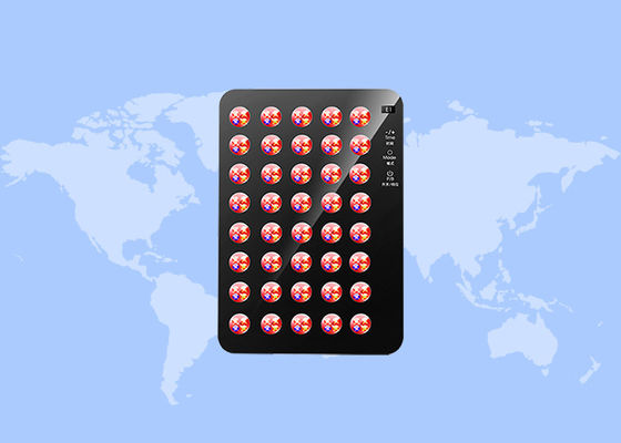 좋은 가격 160pcs LED 얼굴 재생 피부 백화 LED 적외선 적색 빛 치료 장치 온라인으로