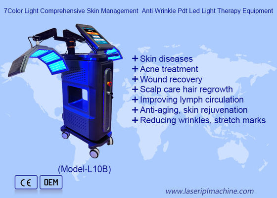 좋은 가격 7 컬러 라이트 종합 피부 관리 주름 방지 Pdt LED 빛 치료 장비 온라인으로