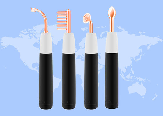 좋은 가격 4 튜브 아르곤 가스 보라색과 네온 오렌지 전극 고주파 막대 아르곤 기계 온라인으로