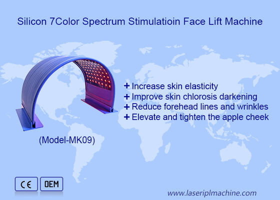 좋은 가격 7 색 스펙트럼 피부 백화 유연 실리콘 LED 빛 기계 온라인으로