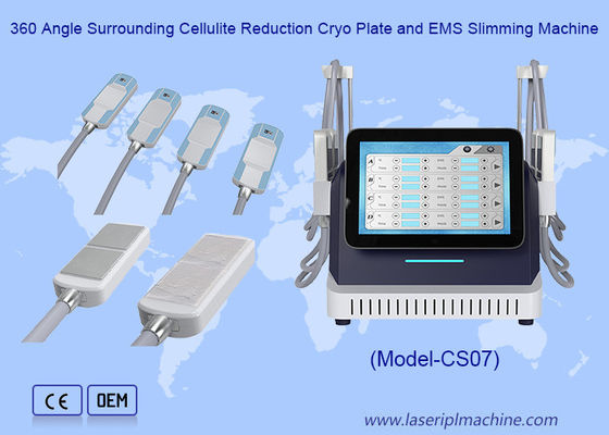좋은 가격 360 각 주변 셀룰라이트 감소 크리오 플레이트 및 EMS 살림 기계 온라인으로