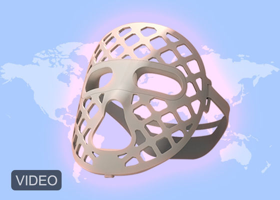 좋은 가격 360도 부드러운 실리콘 얼굴 마스크 홀로 디자인 LED 블루 레드 LED 라이트 치료 온라인으로