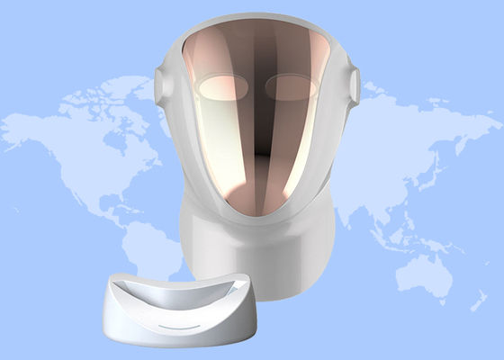 좋은 가격 고품질 로즈 골드 색상 LED 광선 요법 페이셜 및 넥 뷰티 기기 온라인으로