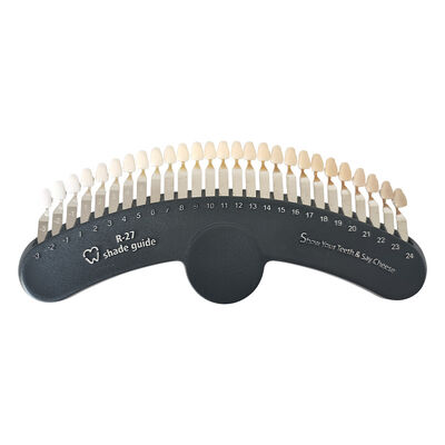 좋은 가격 3D 색조 가이드 27 색상 비교 치아 백색 색조 차트 보드 온라인으로