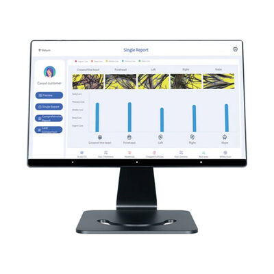 좋은 가격 4개 국어 스마트 AI 두피 분석기 헤어 두피 케어 타겟 헤드 기기 온라인으로