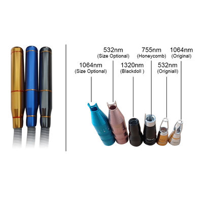 좋은 가격 Nd Yag Shrink Pore 532nm 1032nm 문신 제거 손잡이 HY-9 온라인으로