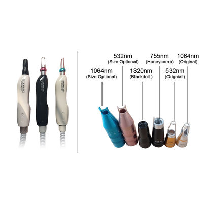 좋은 가격 1064 532 1320 755nm 피부 재생 Q 스위치 된 Nd Yag 레이저 핸들 온라인으로