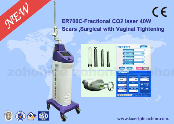 좋은 가격 10600nm 금속 관 RF 분수 레이저 절단기 기계 피부 재포장 온라인으로